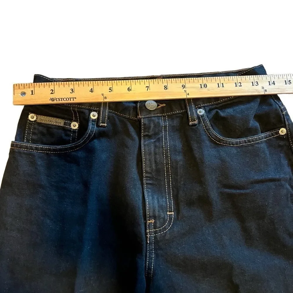 Calvin Klein Black Five Pocket Jeans. Size 6. 32 inch inseam. Great Condition!!